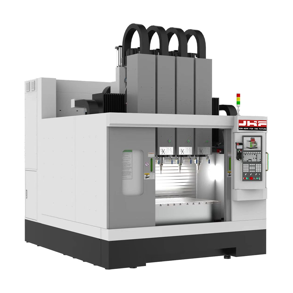 Simultaneous Machining Vertical CNC Machine Center 2 Head Metal Mach (1)