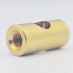 Brass side hole injection molded embedded nut (also known as side hole insertopen hole insert nut)