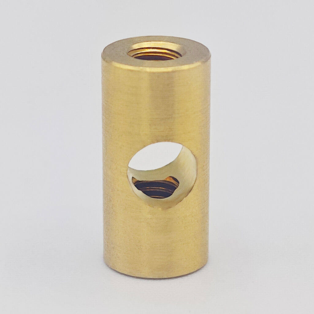 Brass side hole injection molded embedded nut (also known as side hole insertopen hole insert nut)