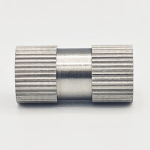 Stainless steel double end straight line embossed embedded nut