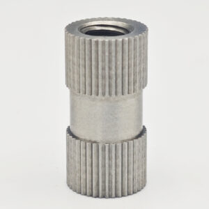 Double end straight line embossed embedded nut (4)