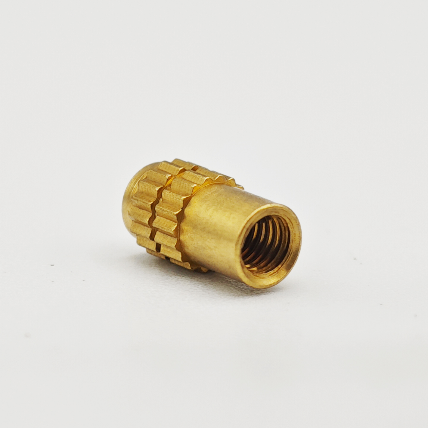 Embedded copper nut Injection molding copper nut Knurled copper nut Double step copper nut Straight thread Knurled nut Hot melt copper nut