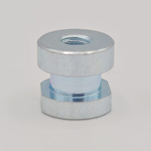 Galvanized hexagon double step embedded nut (injection molding insert nut)