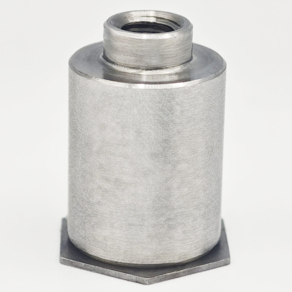 Hexagonal base welding nut, carbon steel internal thread stud welding pin, sheet metal welding nut, non-standard custom turning parts