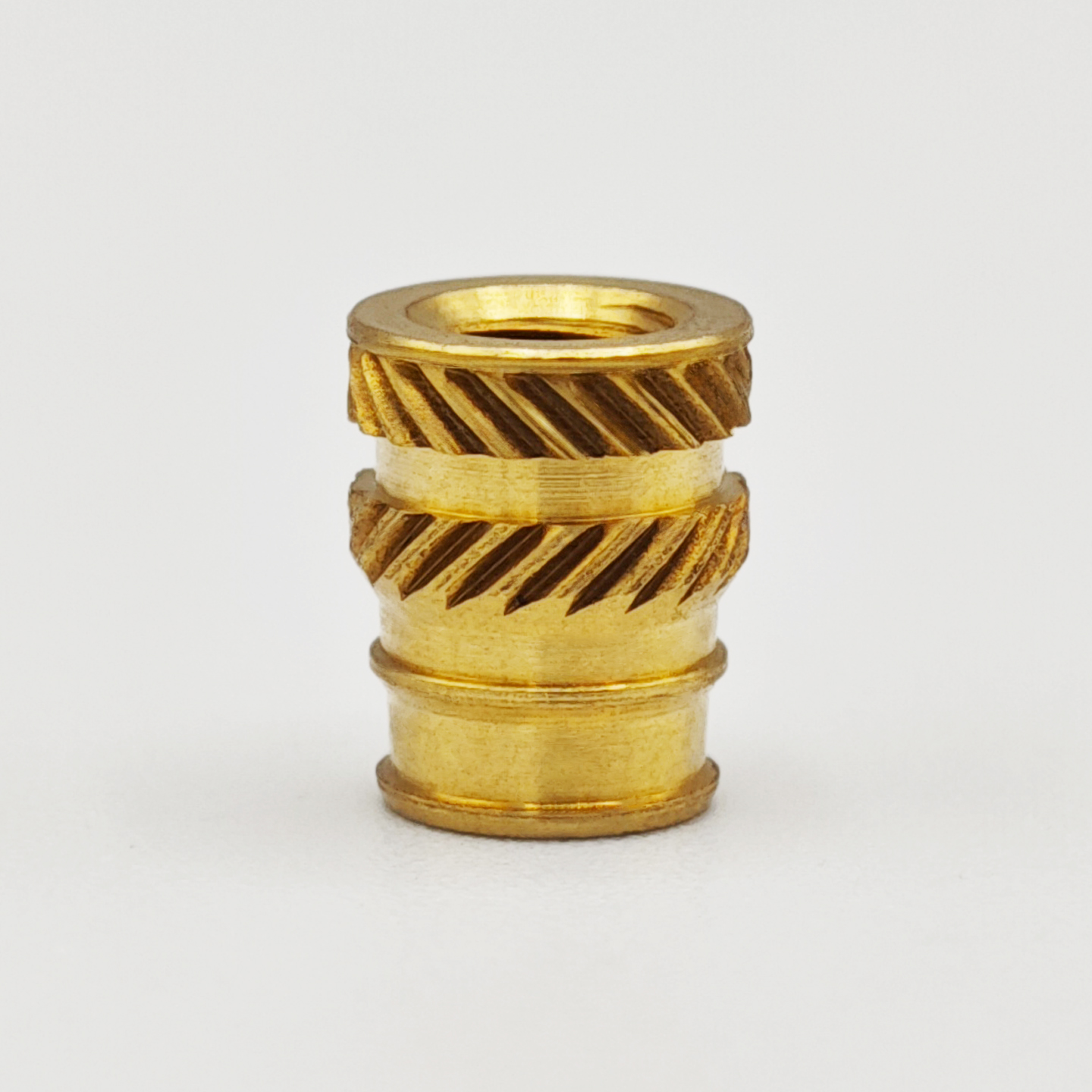 Hot melt copper nut, twill knurled copper insert, ultrasonic copper nut, embedded copper screw sleeve