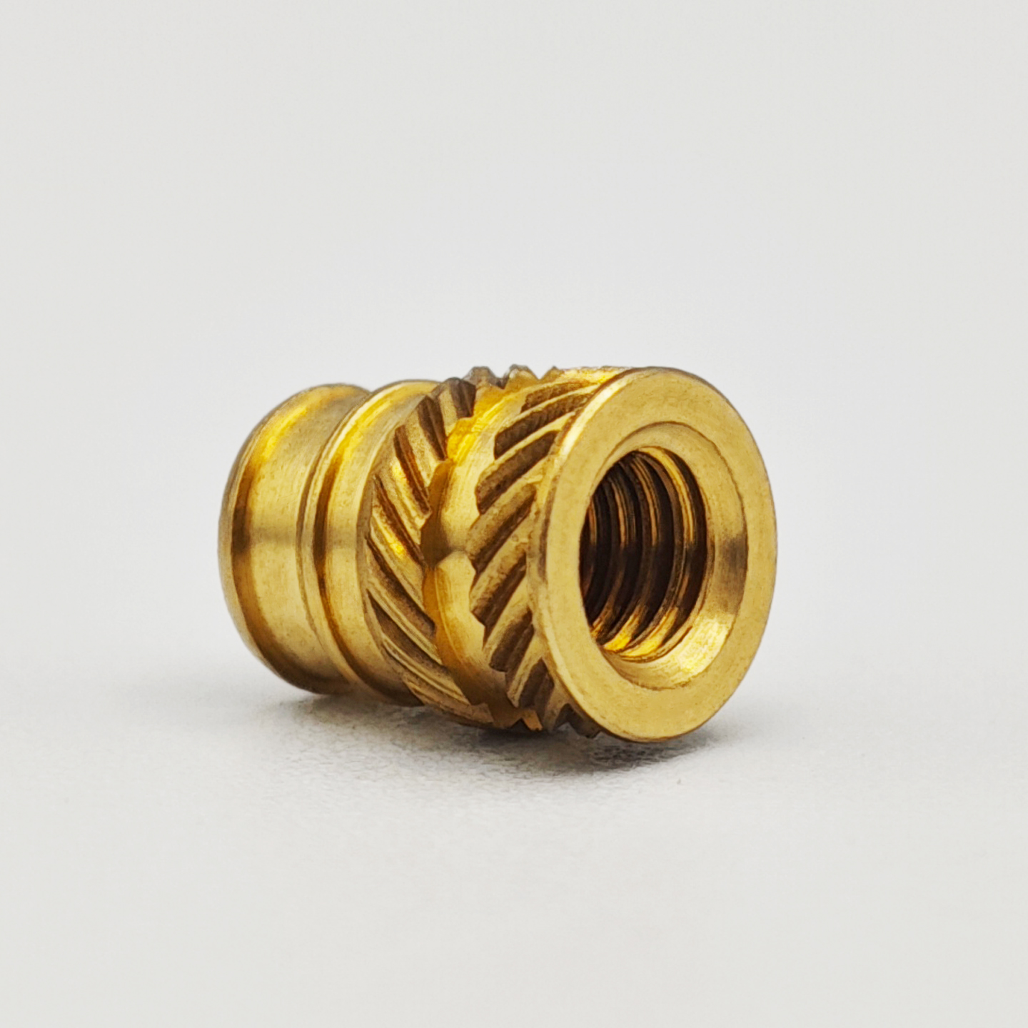 Hot melt copper nut, twill knurled copper insert, ultrasonic copper nut, embedded copper screw sleeve