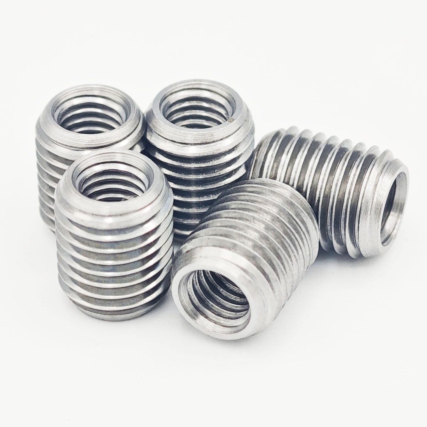 Internal and external carbon steel screw sleeve variable diameter tooth sleeve