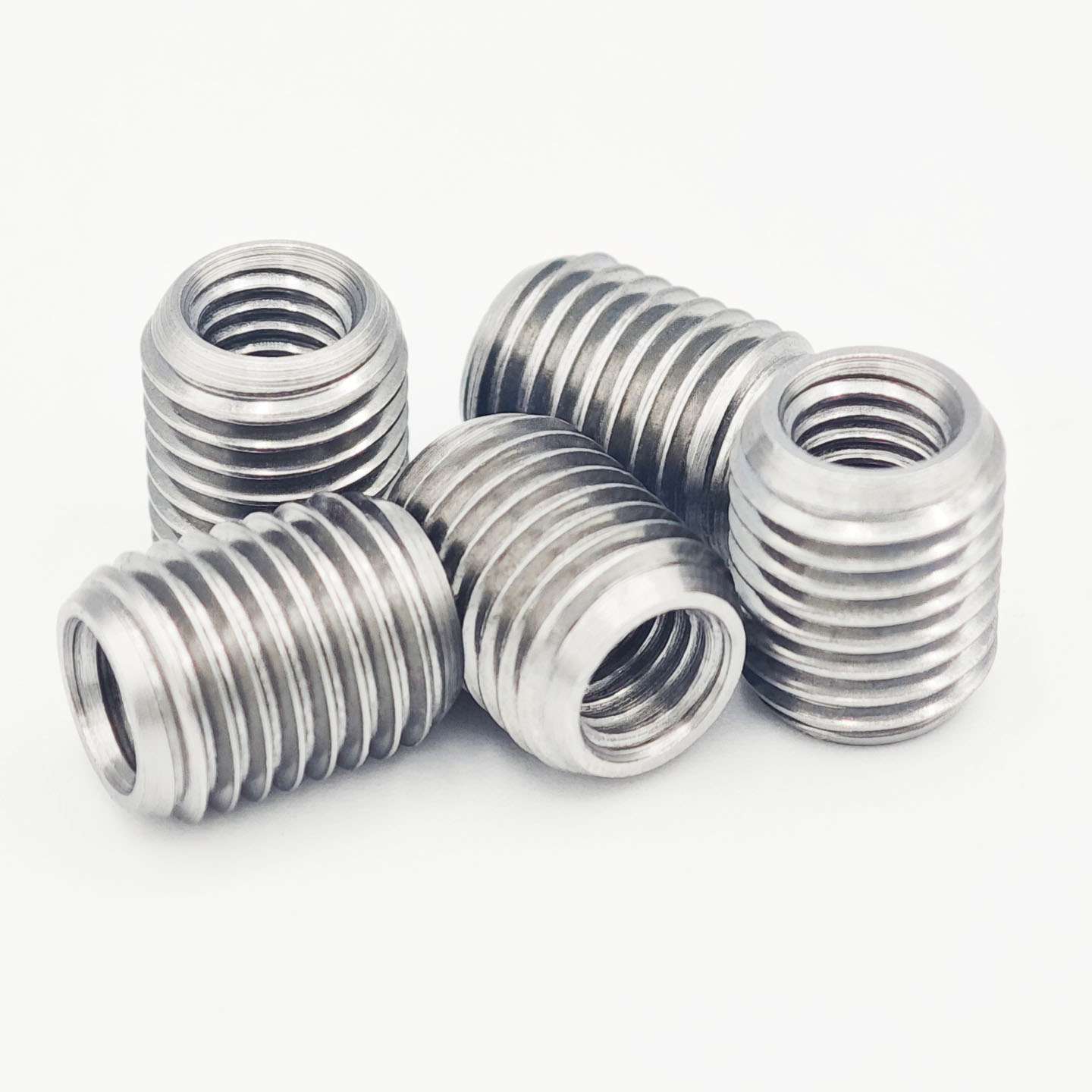 Internal and external carbon steel screw sleeve variable diameter tooth sleeve