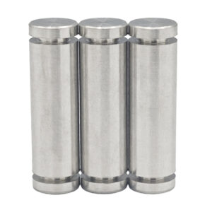 Non-standard aluminum alloy double-ended slotted isolation column