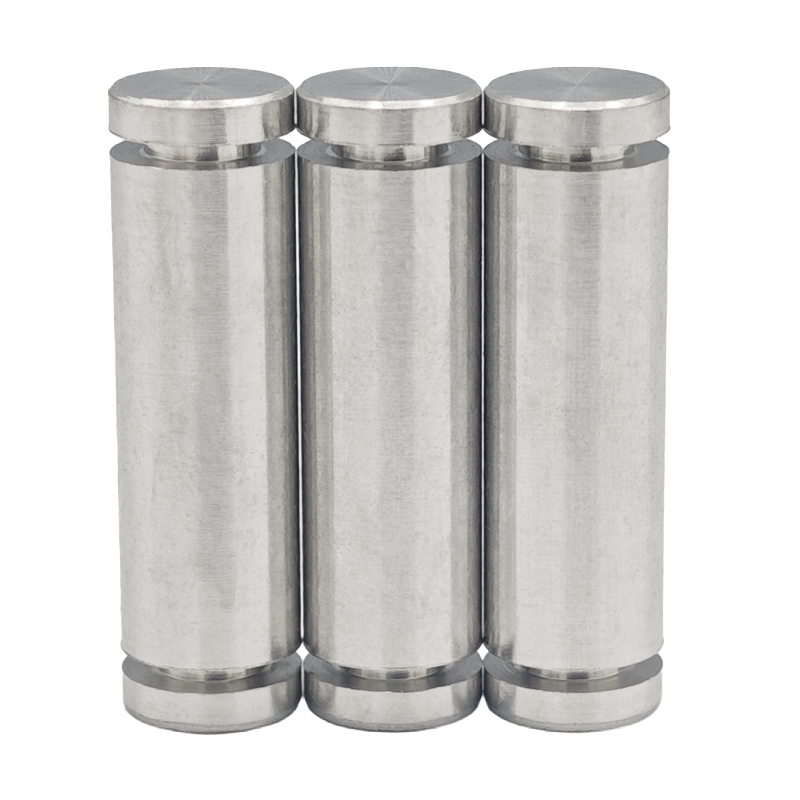 Non-standard aluminum alloy double-ended slotted isolation column
