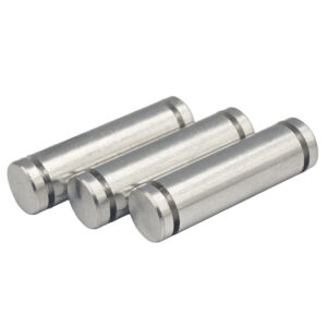 Non-standard aluminum alloy double-ended slotted isolation column