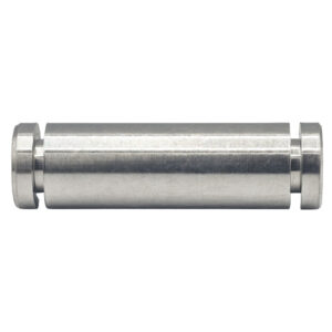 Non-standard aluminum alloy double-ended slotted isolation column