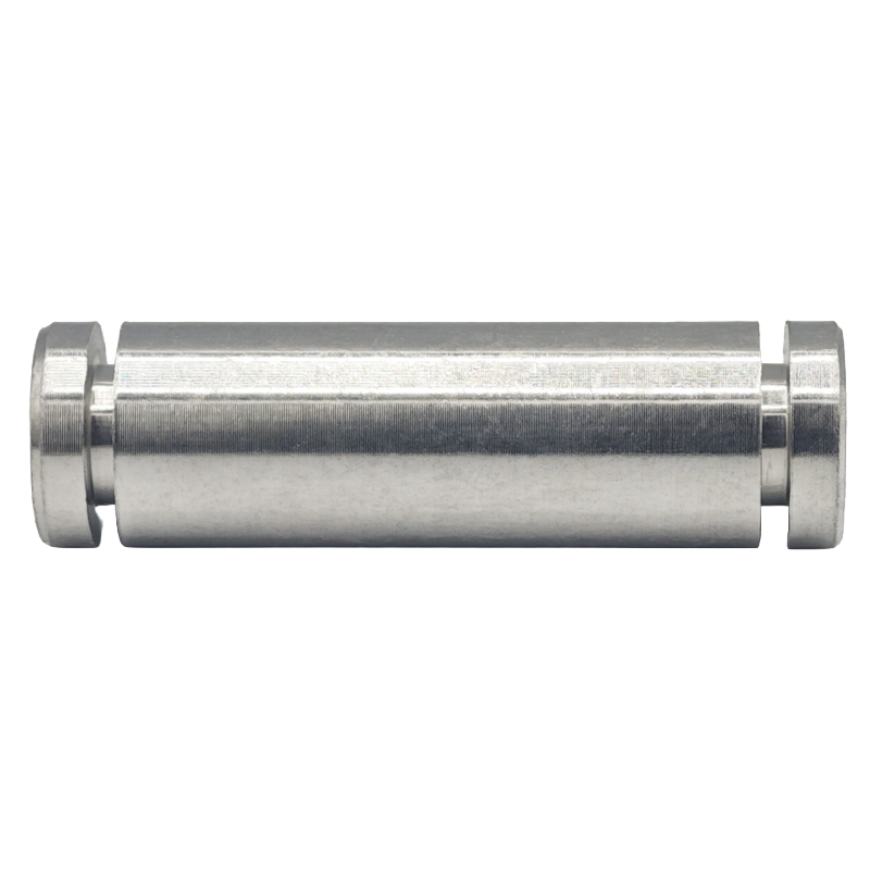Non-standard aluminum alloy double-ended slotted isolation column
