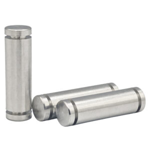 Non-standard aluminum alloy double-ended slotted isolation column