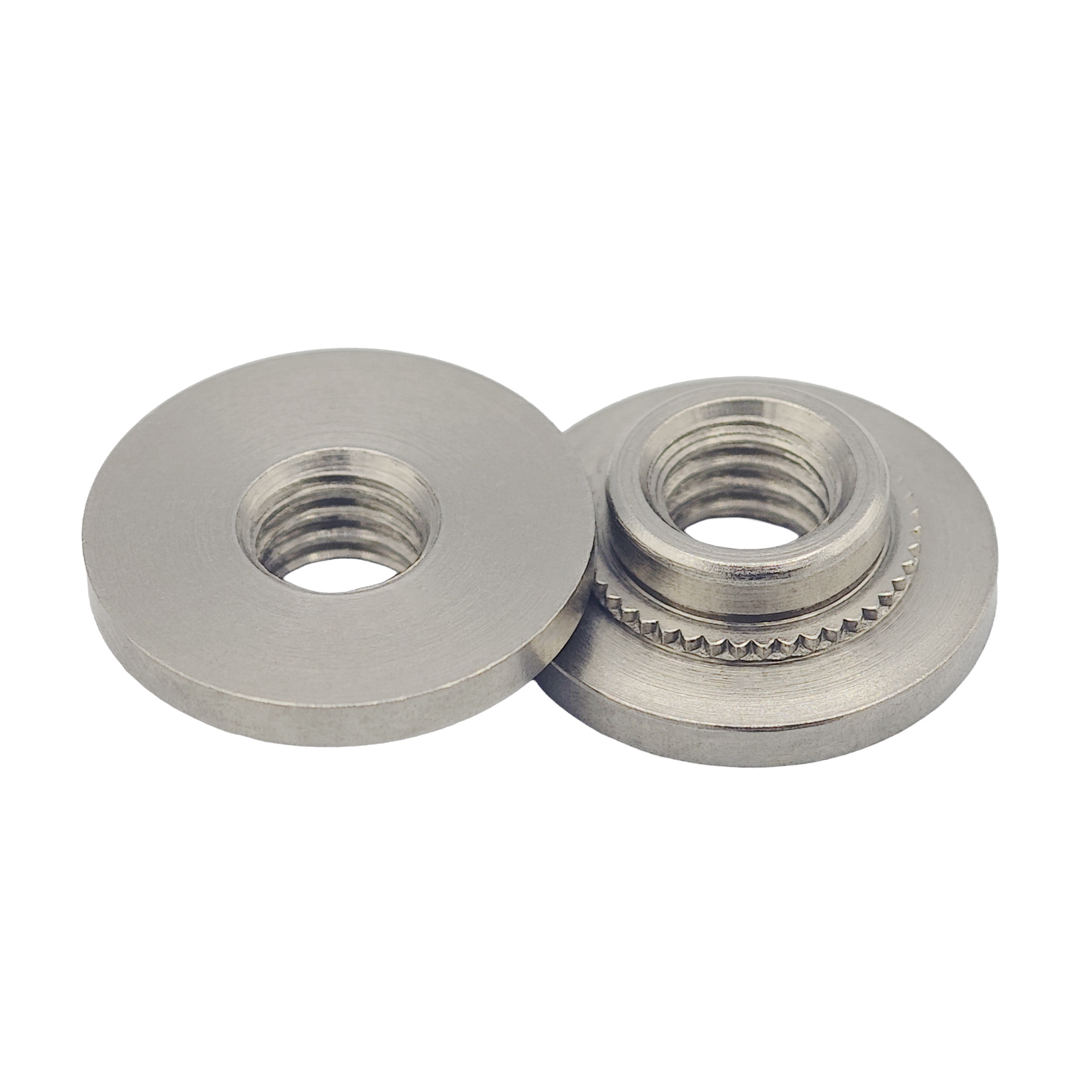 Non standard stainless steel flower tooth rivet nut
