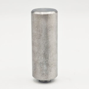 Stainless steel nut stud with internal thread and cylindrical locating pin
