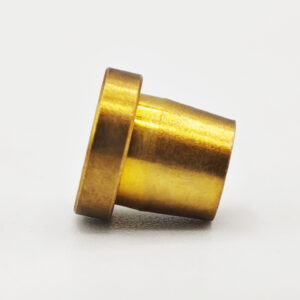 T-shaped flange brass bushing with edge limit copper shaft sleeve, self-lubricating and wear-resistant, special for plastic embedding, non-standard precision turning customized