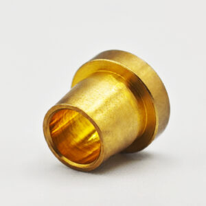 T-shaped flange brass bushing with edge limit copper shaft sleeve, self-lubricating and wear-resistant, special for plastic embedding, non-standard precision turning customized