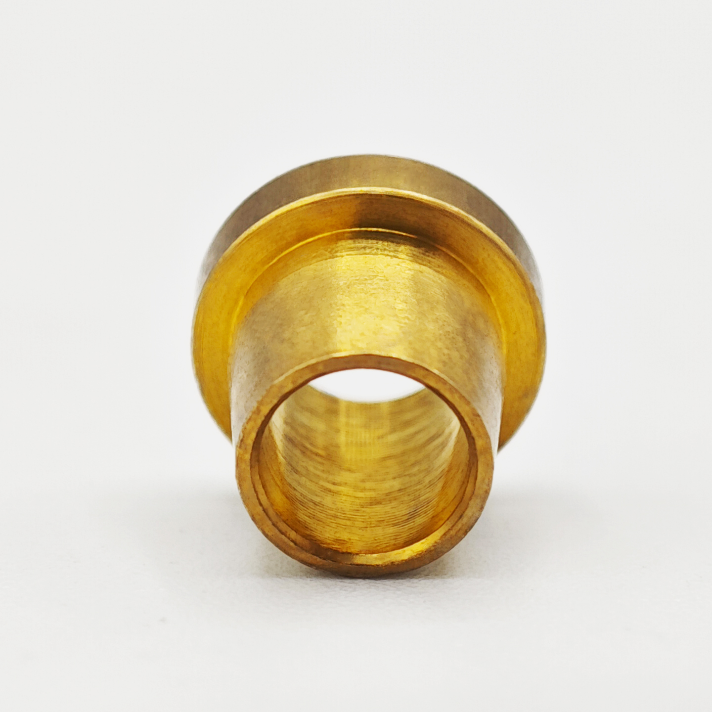T-shaped flange brass bushing with edge limit copper shaft sleeve, self-lubricating and wear-resistant, special for plastic embedding, non-standard precision turning customized