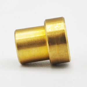 T-shaped flange copper bushing with shoulder toothless copper bushing, step plain hole brass bushing Limit flange Precision turning toothless copper bushing Injection molding embedded bushing