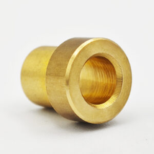 T-shaped flange copper bushing with shoulder toothless copper bushing, step plain hole brass bushing Limit flange Precision turning toothless copper bushing Injection molding embedded bushing