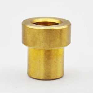 T-shaped flange copper bushing with shoulder toothless copper bushing, step plain hole brass bushing Limit flange Precision turning toothless copper bushing Injection molding embedded bushing