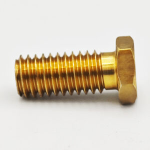 Brass hexagonal hollow bolt, hollow threading screw, air passage bolt, hexagonal hollow bolt