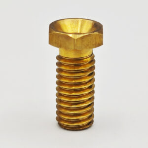 Brass hexagonal hollow bolt, hollow threading screw, air passage bolt, hexagonal hollow bolt