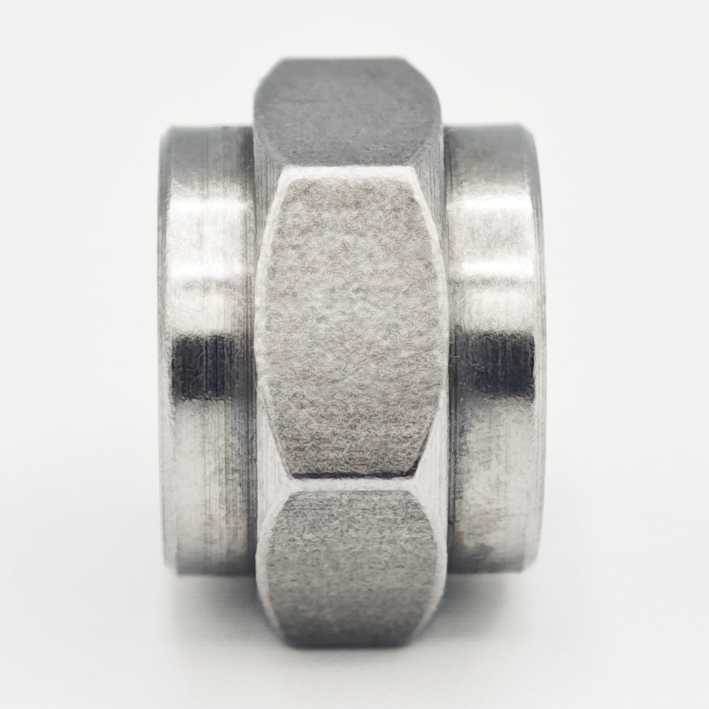 Carbon steel hex nut with through hole, self-locking, anti-loose, high temperature resistant, vibration resistant, anti-back nut, special fastener for mechanical equipment