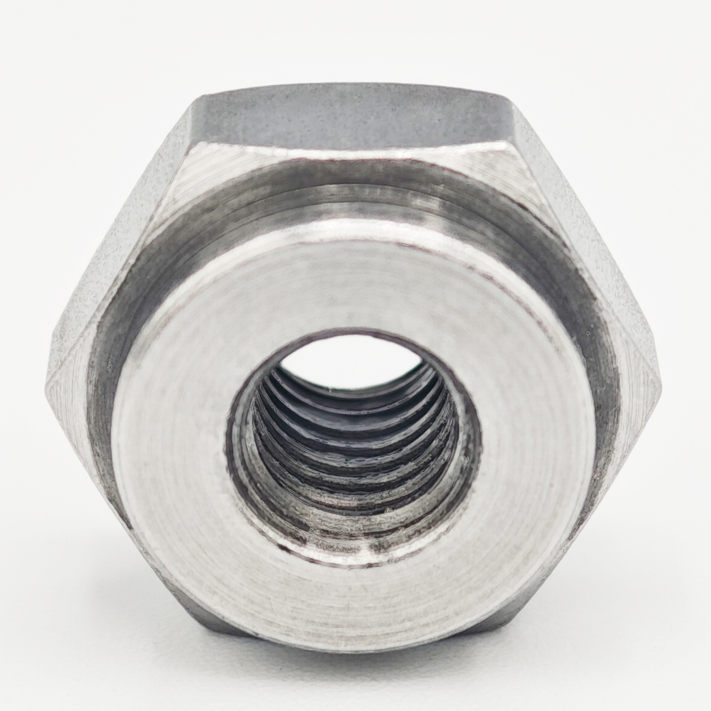Carbon steel hex nut with through hole, self-locking, anti-loose, high temperature resistant, vibration resistant, anti-back nut, special fastener for mechanical equipment